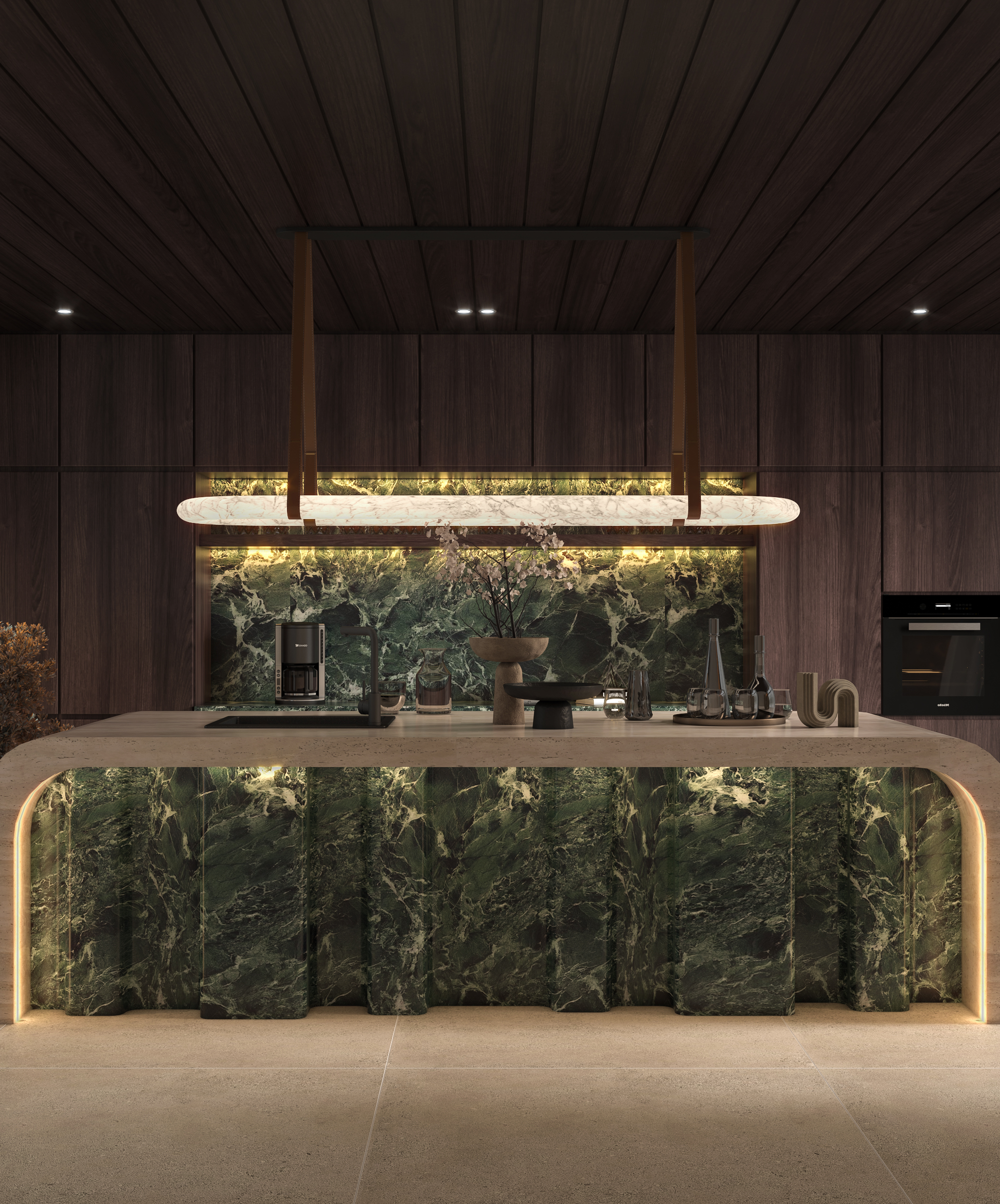 The green kitchen