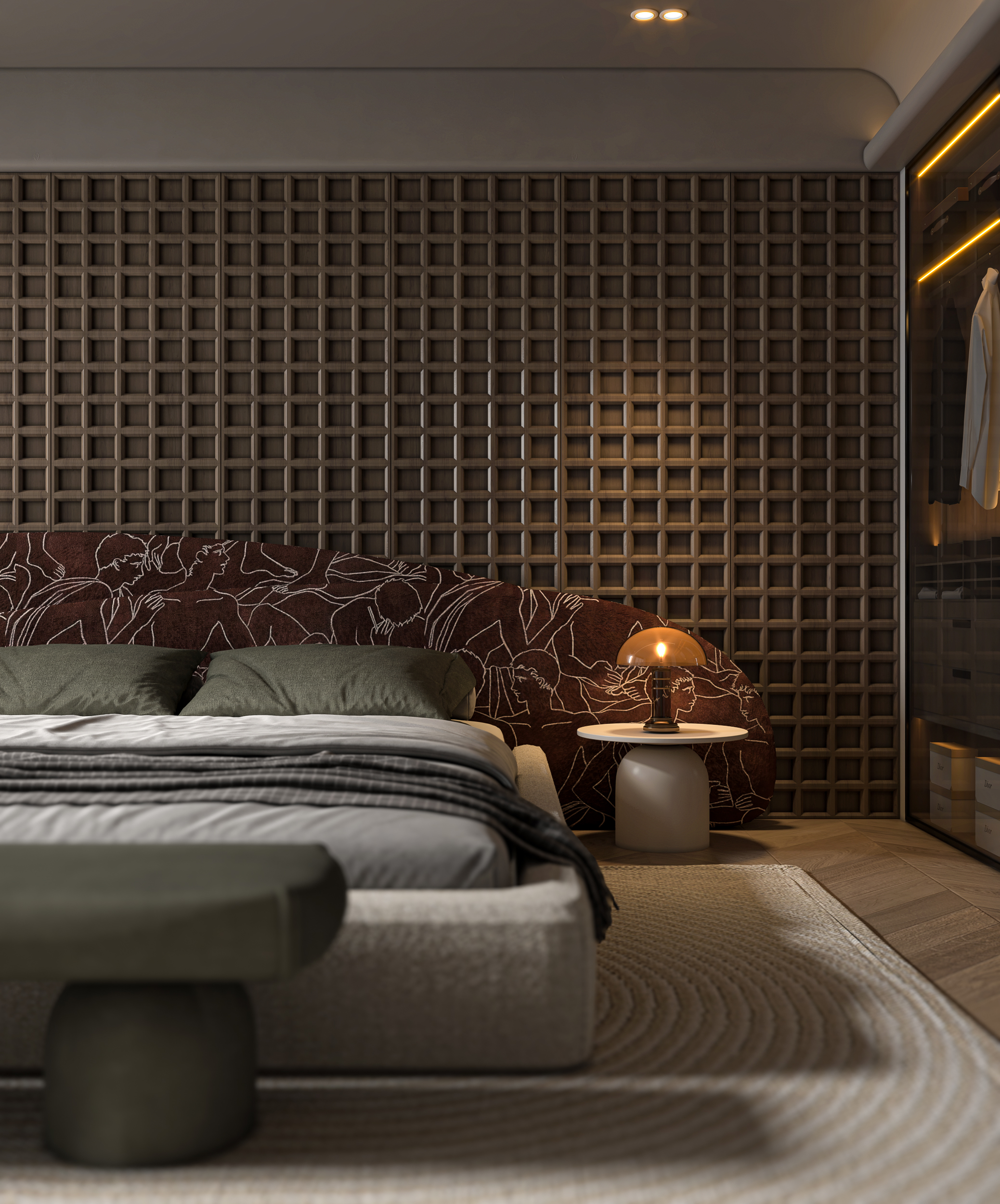 japandi bed room 2