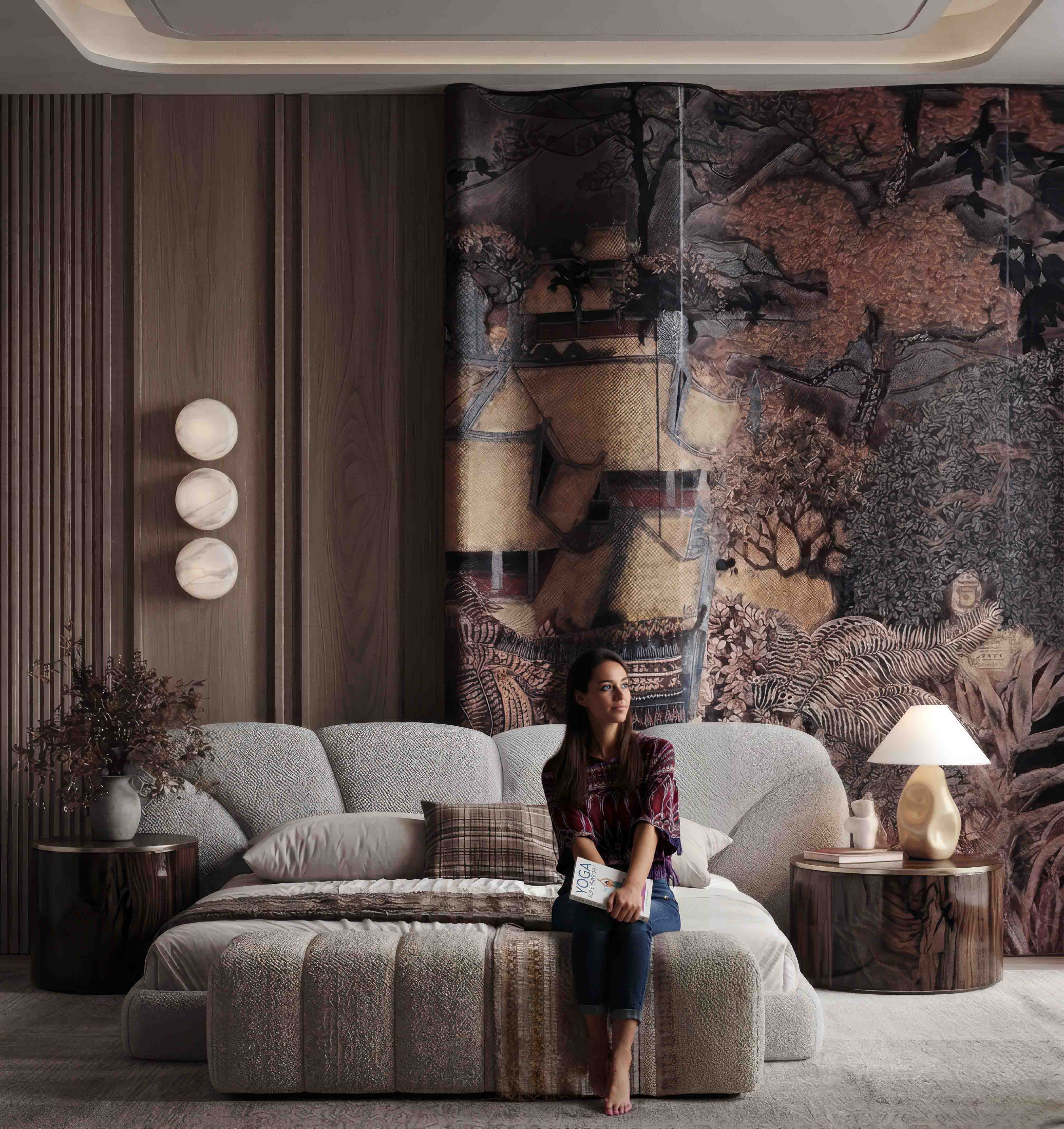 Raw elegance bed room