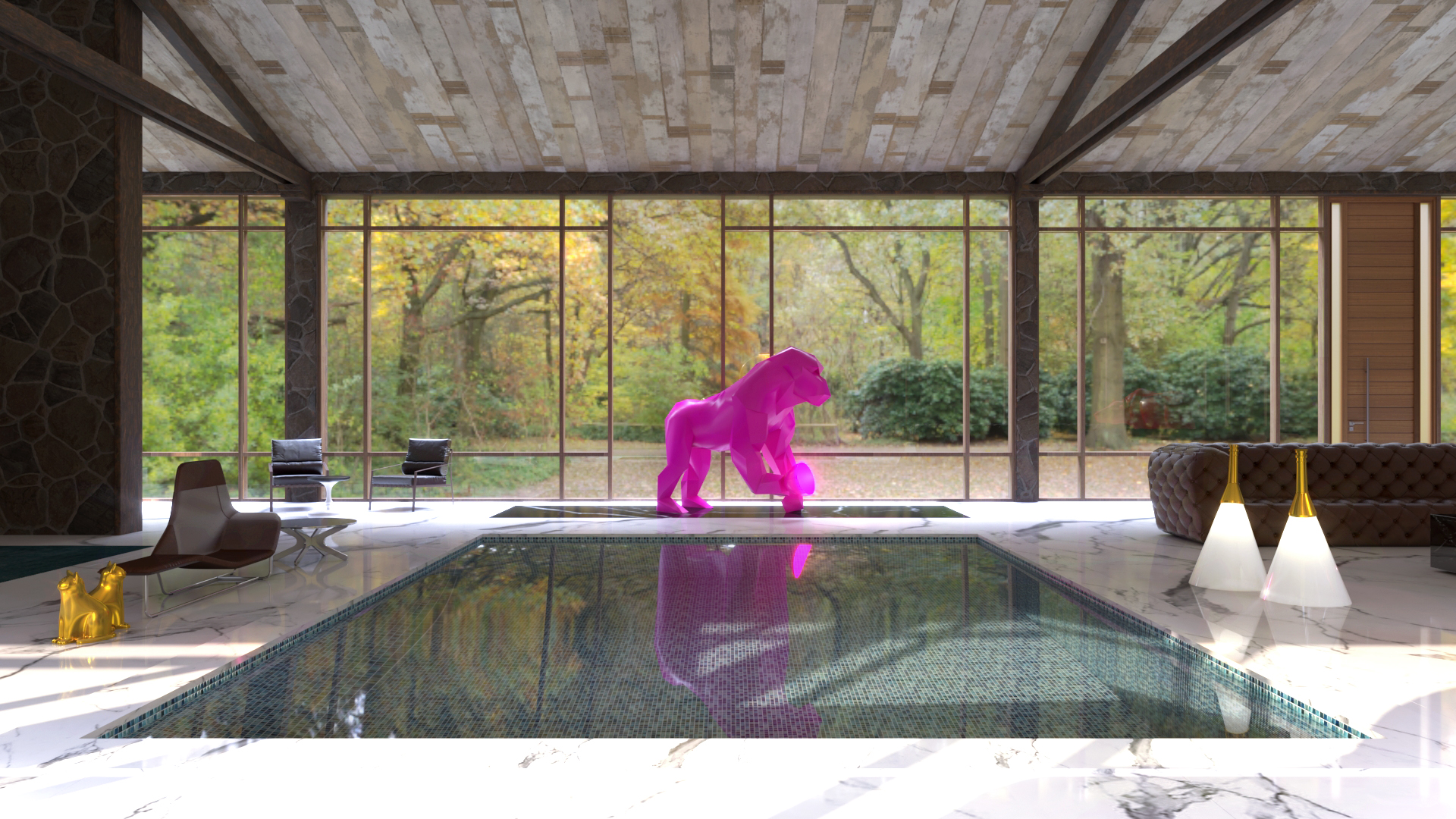 jungle glass house 5
