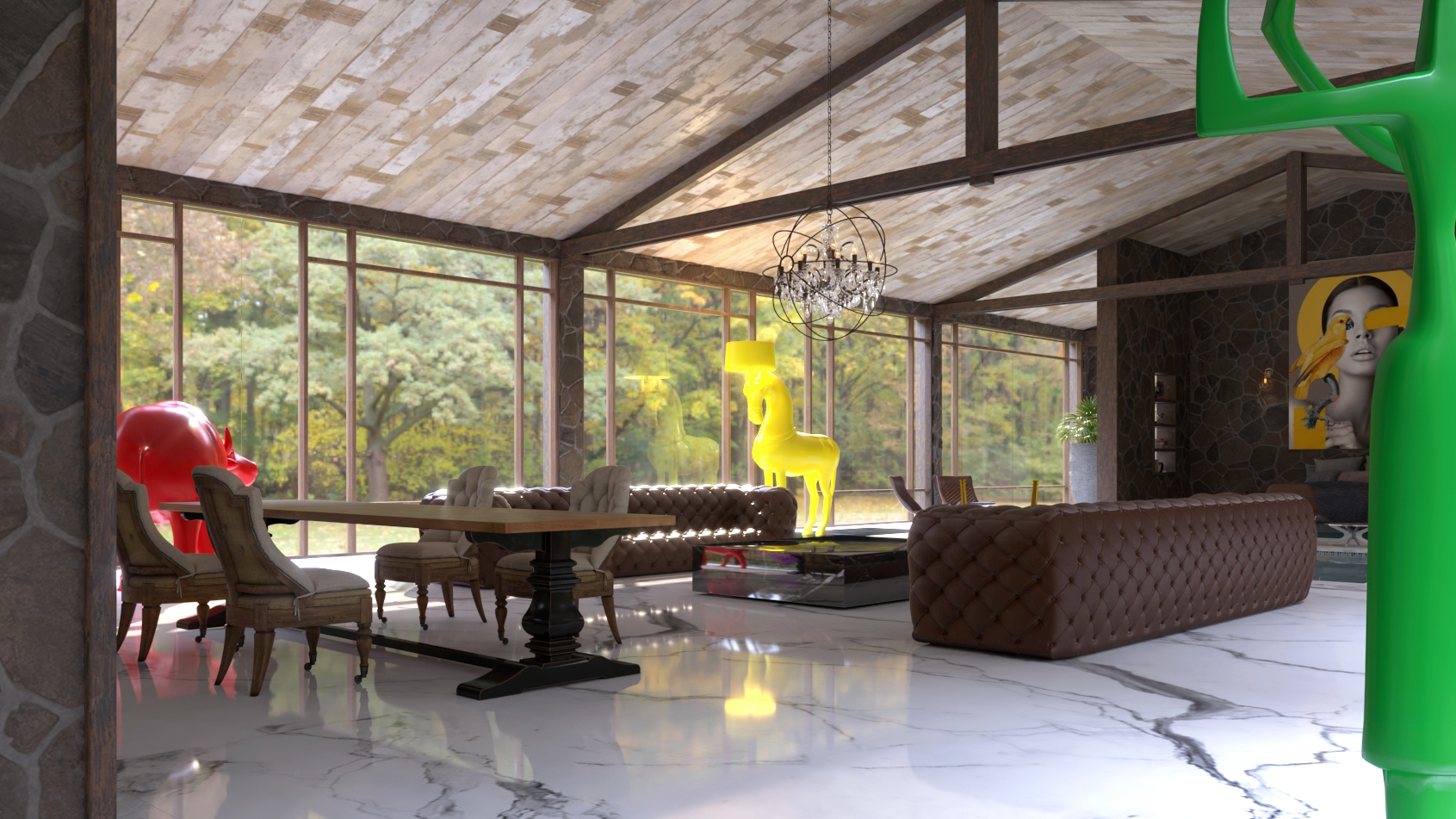 jungle glass house 4